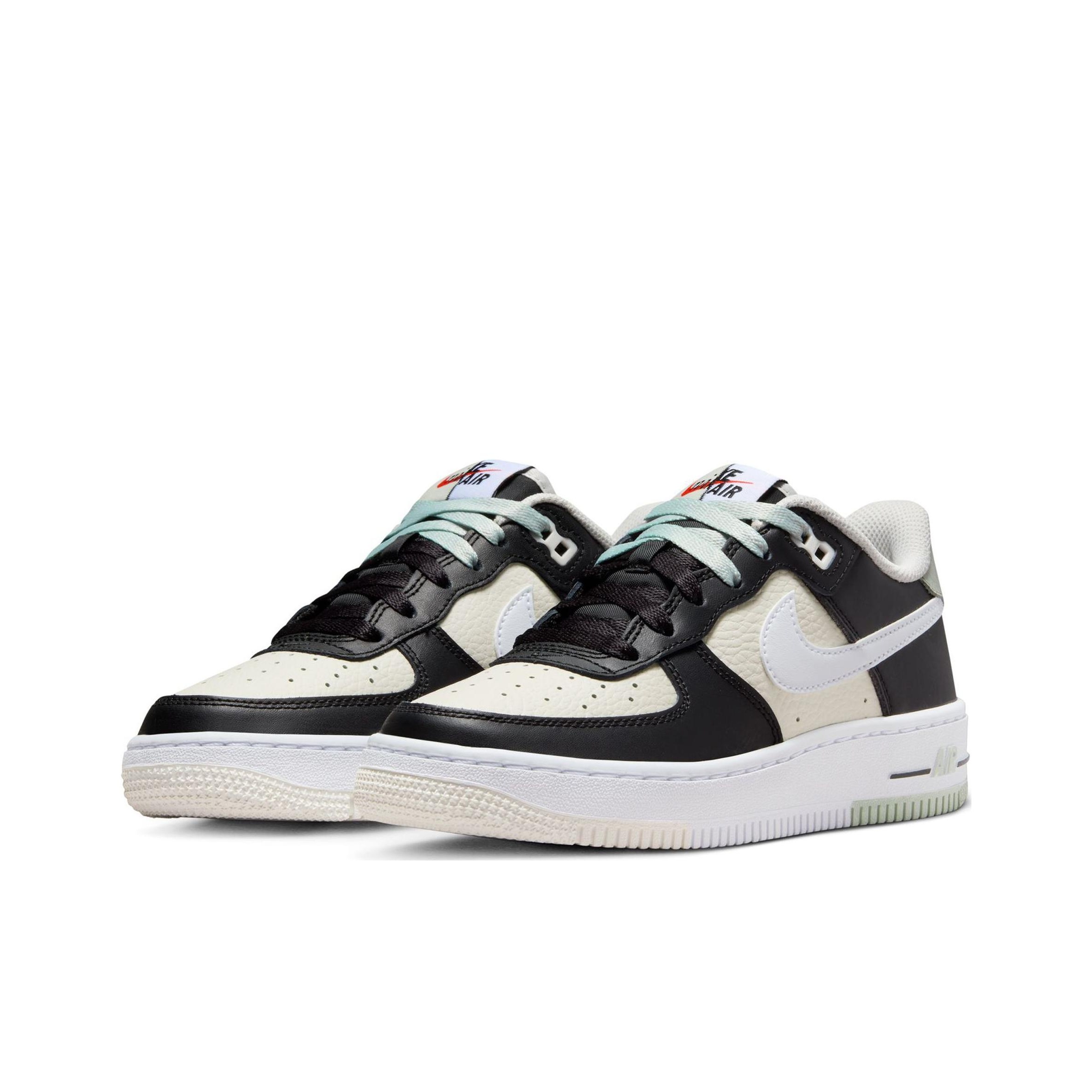 Nike Air Force 1 Low 'Black Beige White' - front view