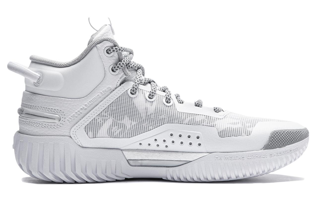 Aape x Li-Ning Badfive 3 White - вид с внутренней стороны