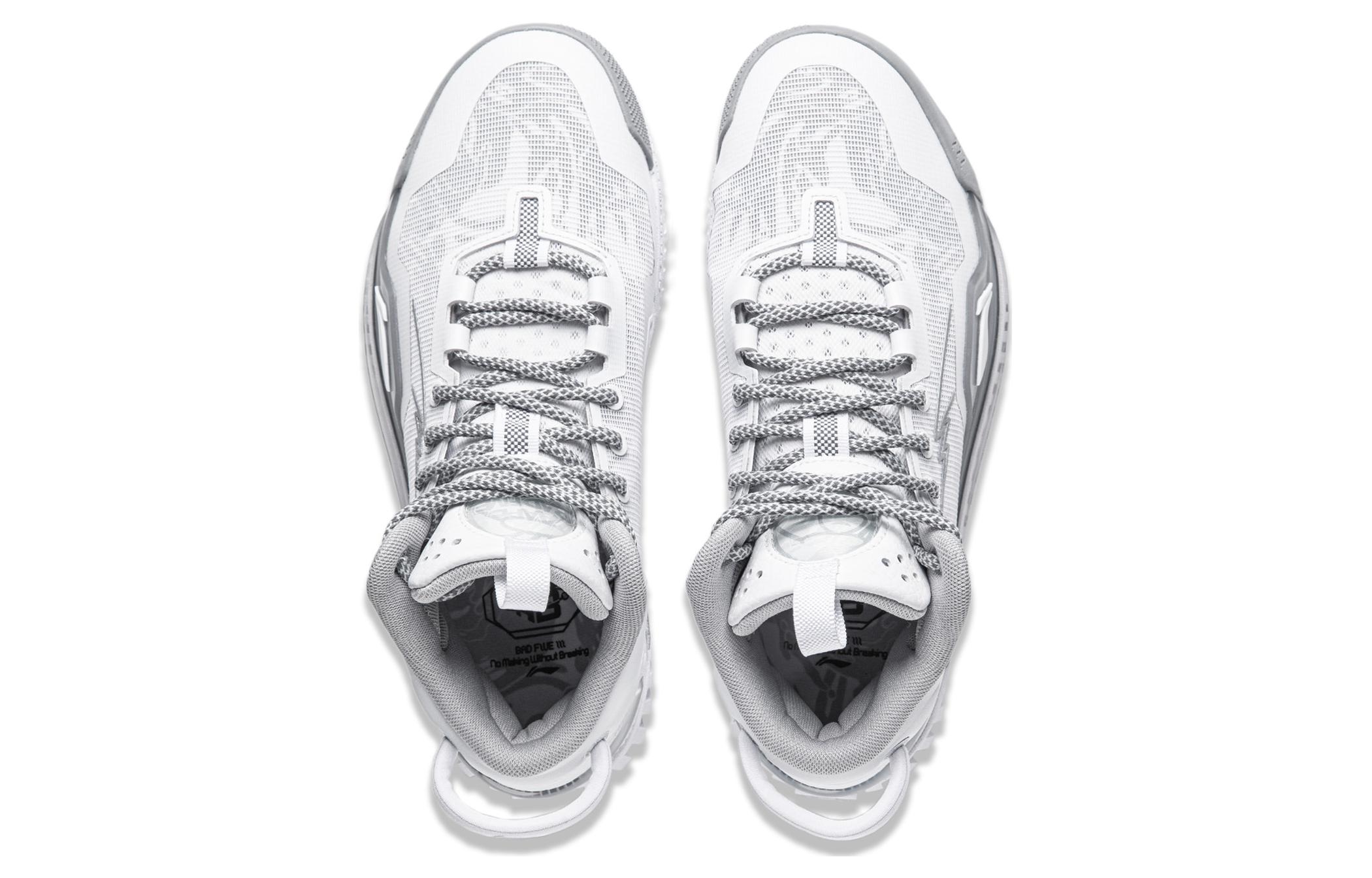Aape x Li-Ning Badfive 3 White - вид сзади