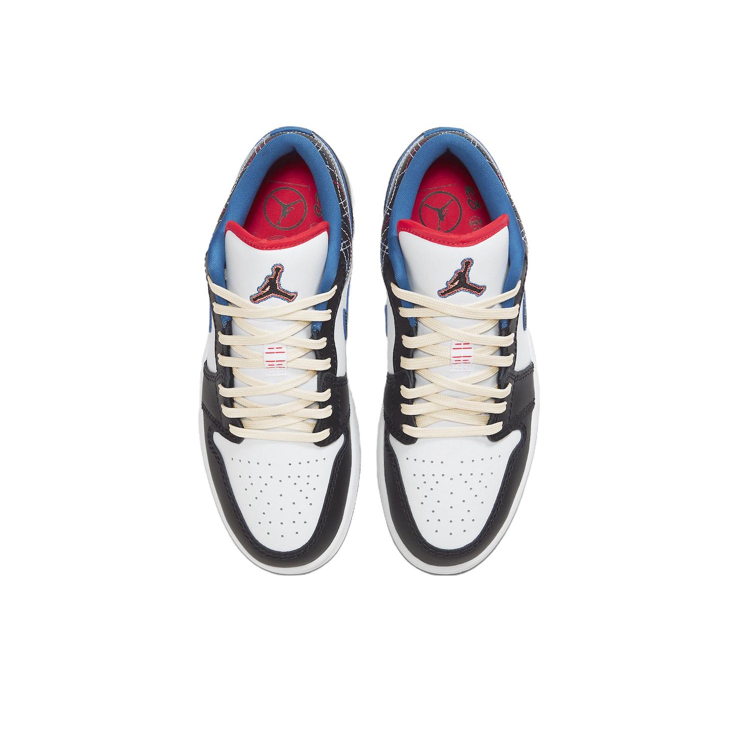 Jordan Air Jordan 1 Low SE Black/Industrial Blue - rear view