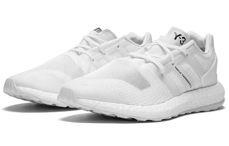 Y-3 Pureboost Triple White - вид спереди