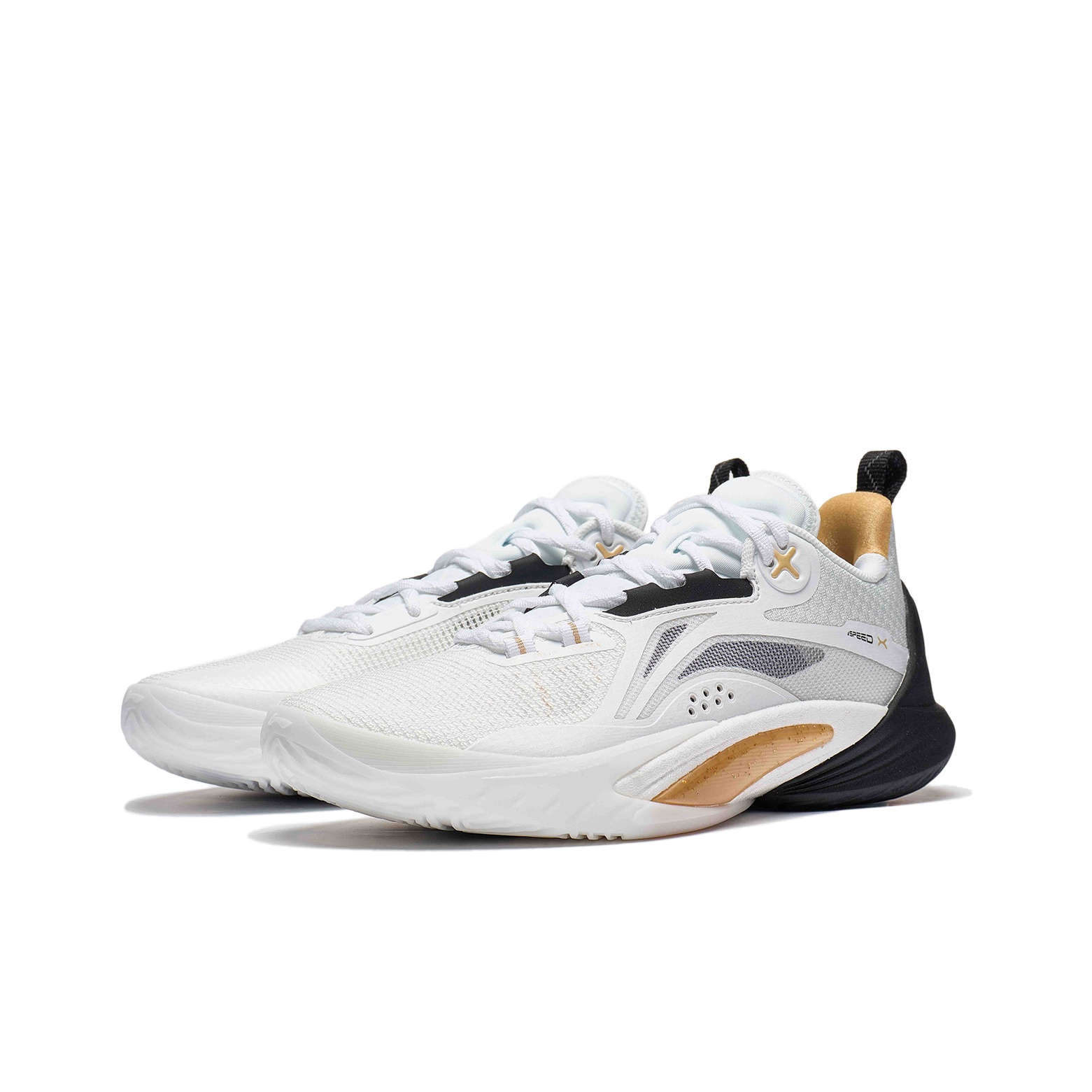 Li-Ning Speed 10 'White Gold Black' - вид спереди