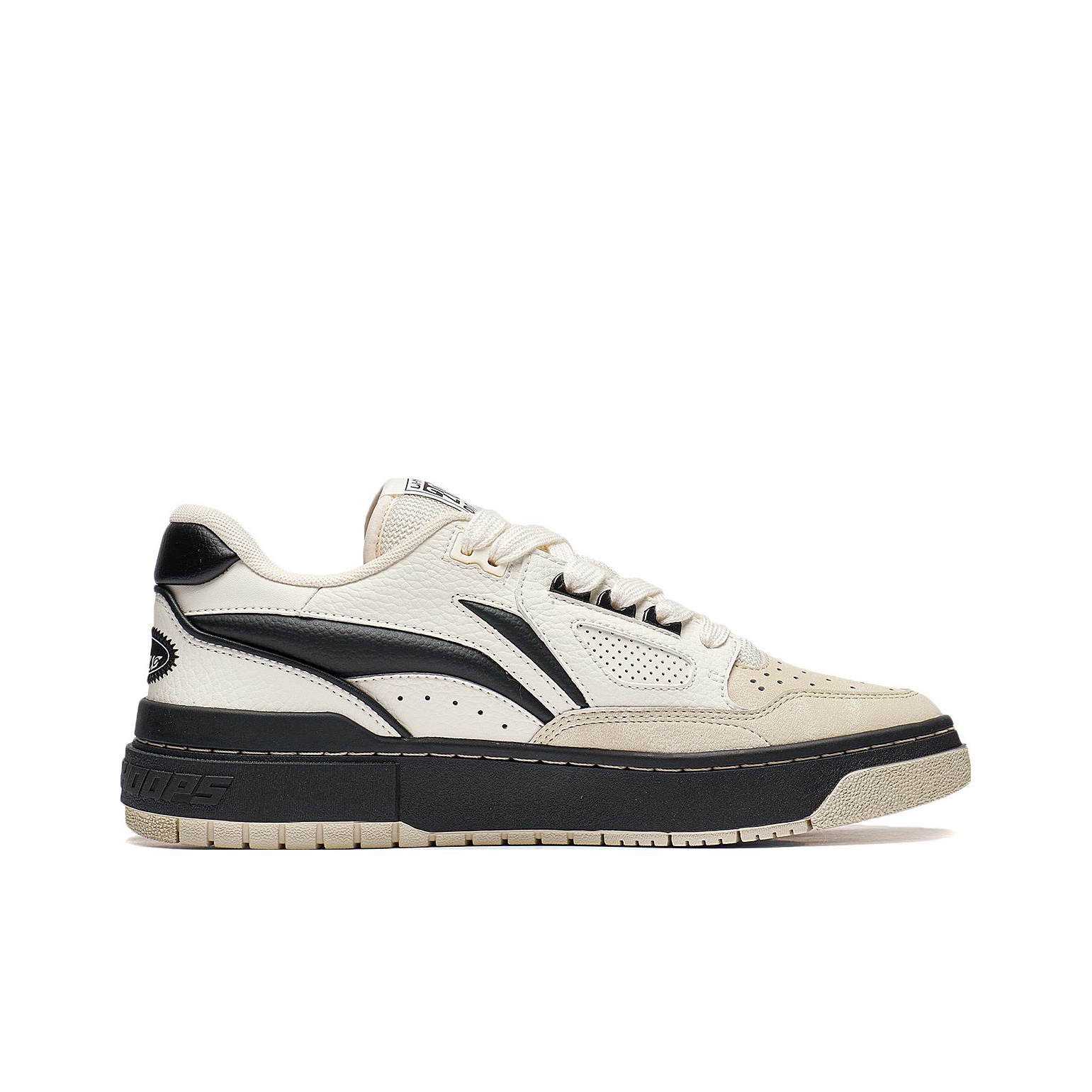 Li-Ning BadFive Rookie 2 'White Black' - вид с внутренней стороны
