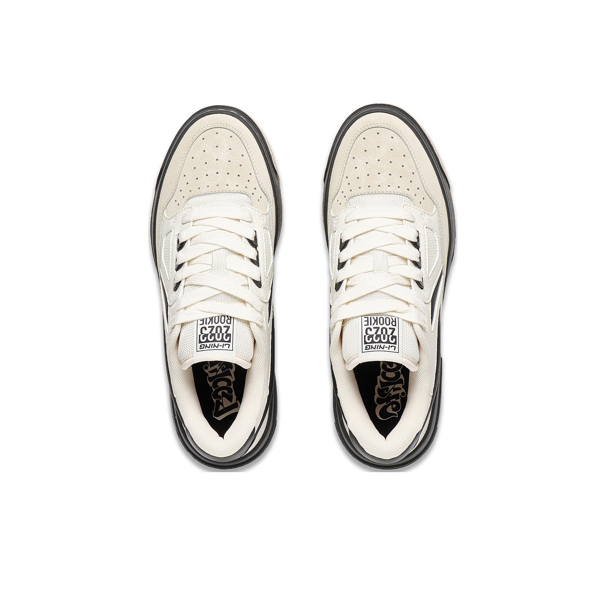 Li-Ning BadFive Rookie 2 'White Black' - вид сзади