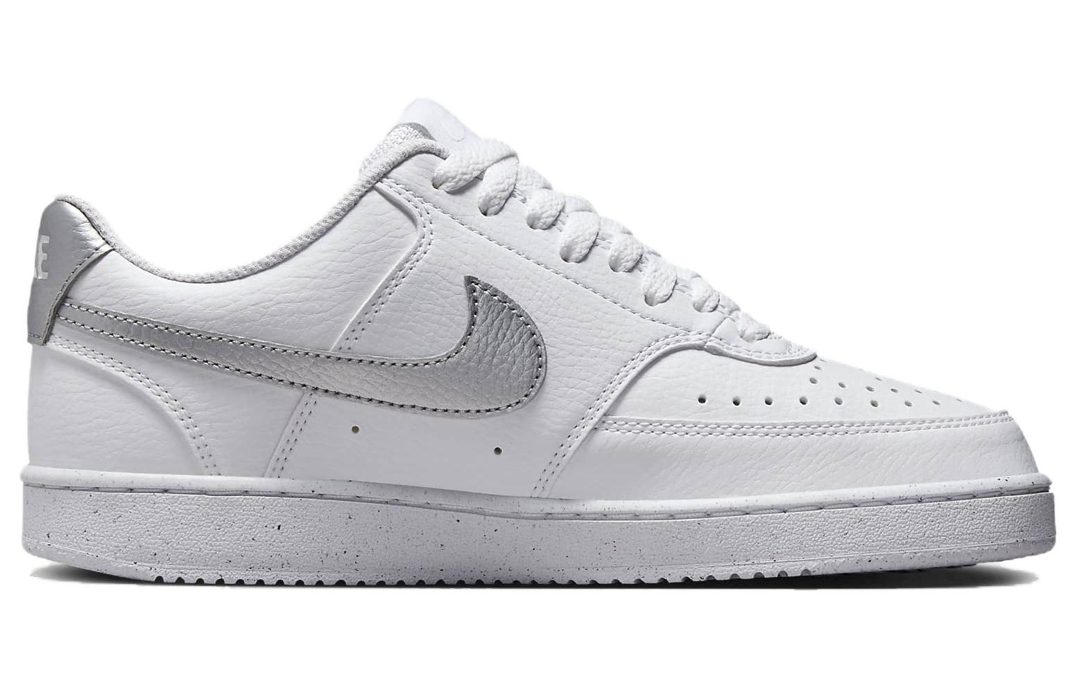 Nike Court Vision Low Next Nature 'White Metallic Silver' - вид с внутренней стороны