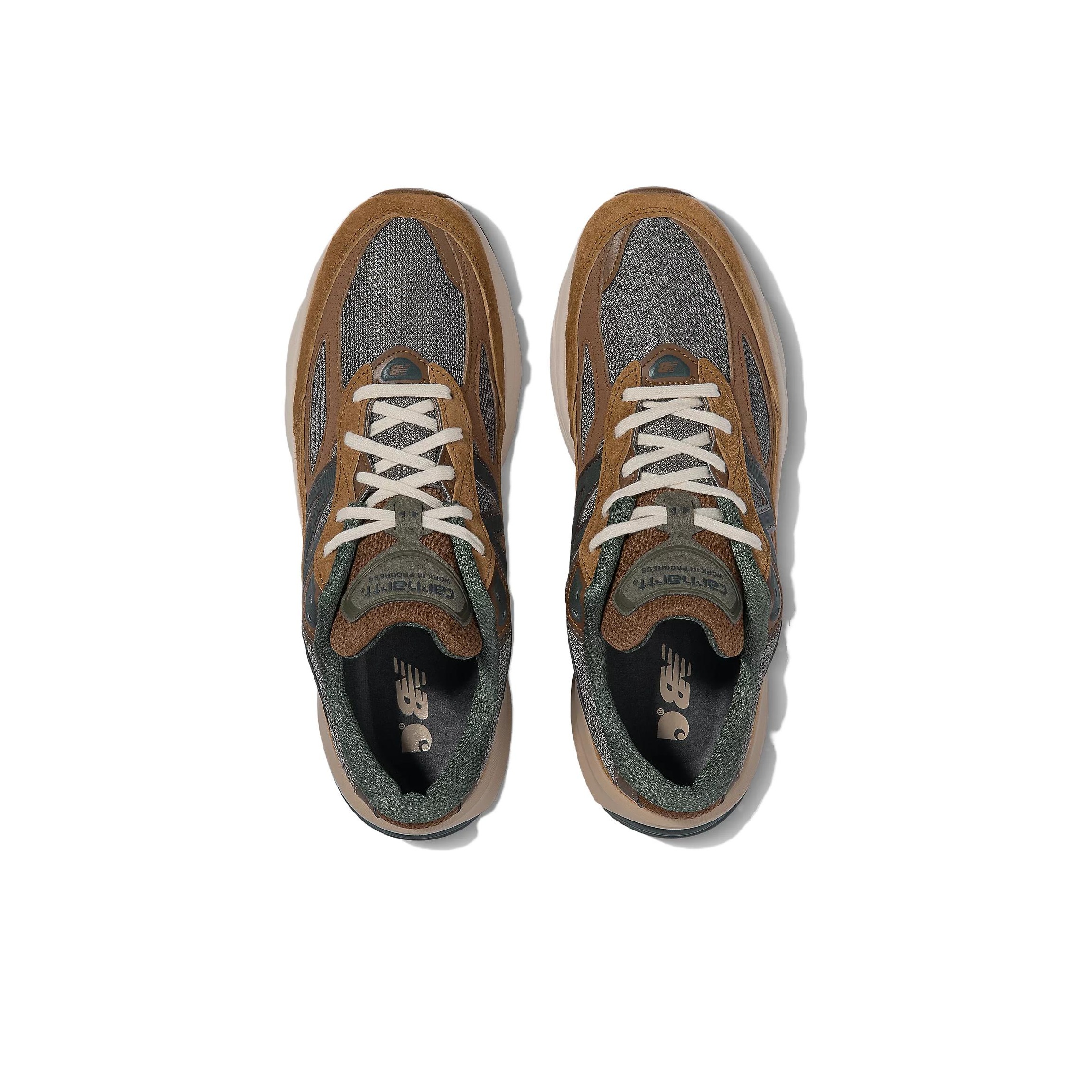 New Balance 990v6 x Carhartt WIP "Sculpture Center" (полнота: D) - вид сзади