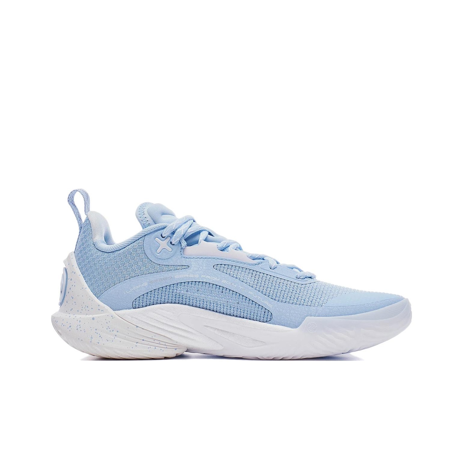 Li-Ning Speed 10 'Pastel Blue White' - вид с внутренней стороны