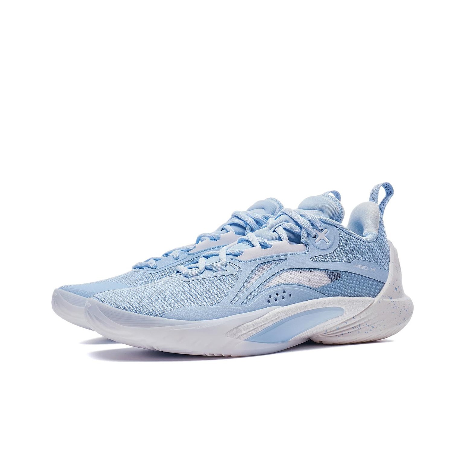 Li-Ning Speed 10 'Pastel Blue White' - вид спереди