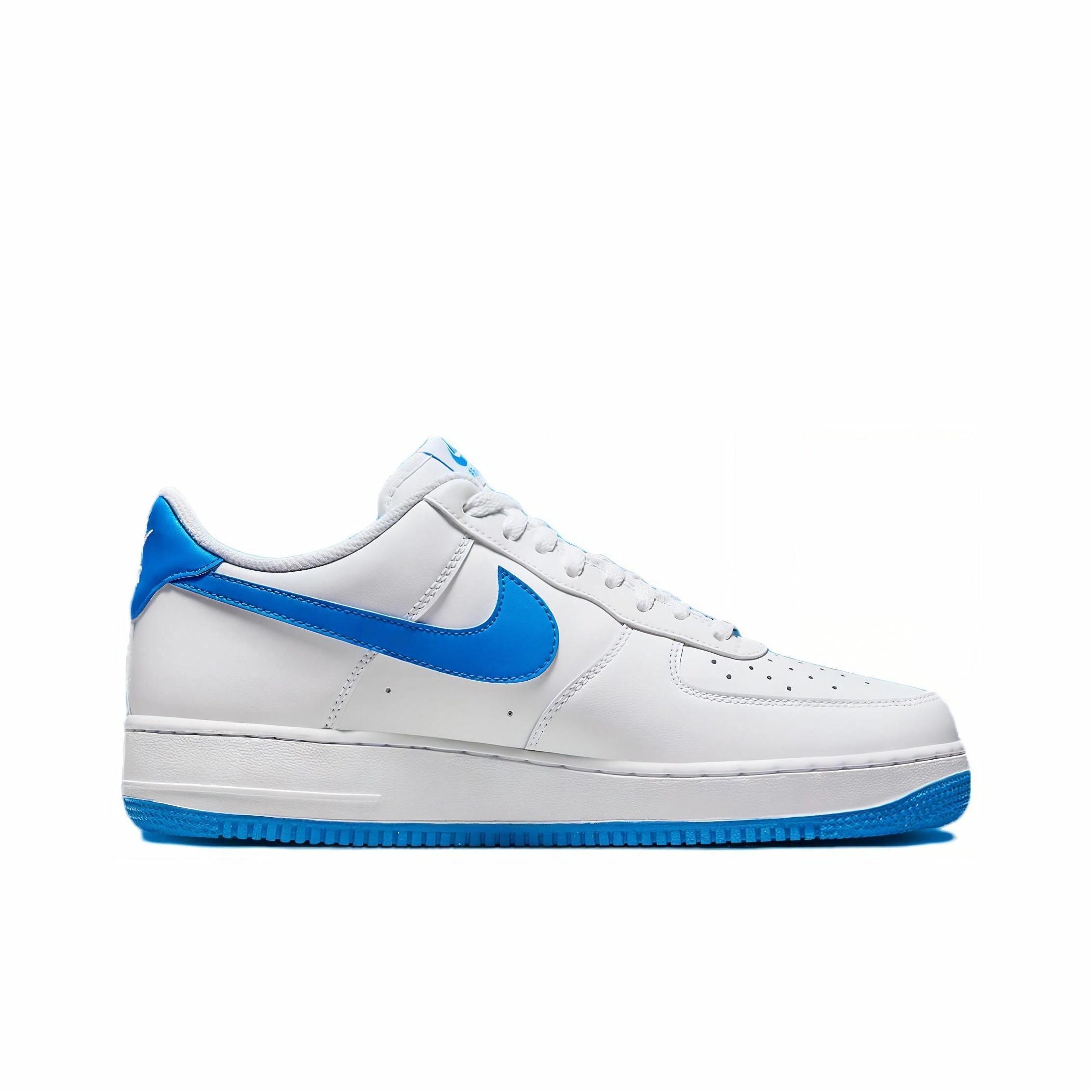 Nike Air Force 1 '07 Men's Shoes White/White/Photo Blue - вид с внутренней стороны