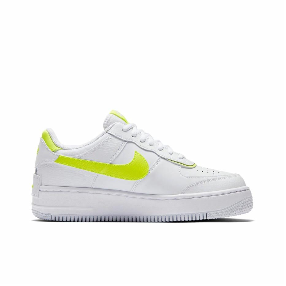 Nike Air Force 1 Low Shadow White Lemon - вид с внутренней стороны