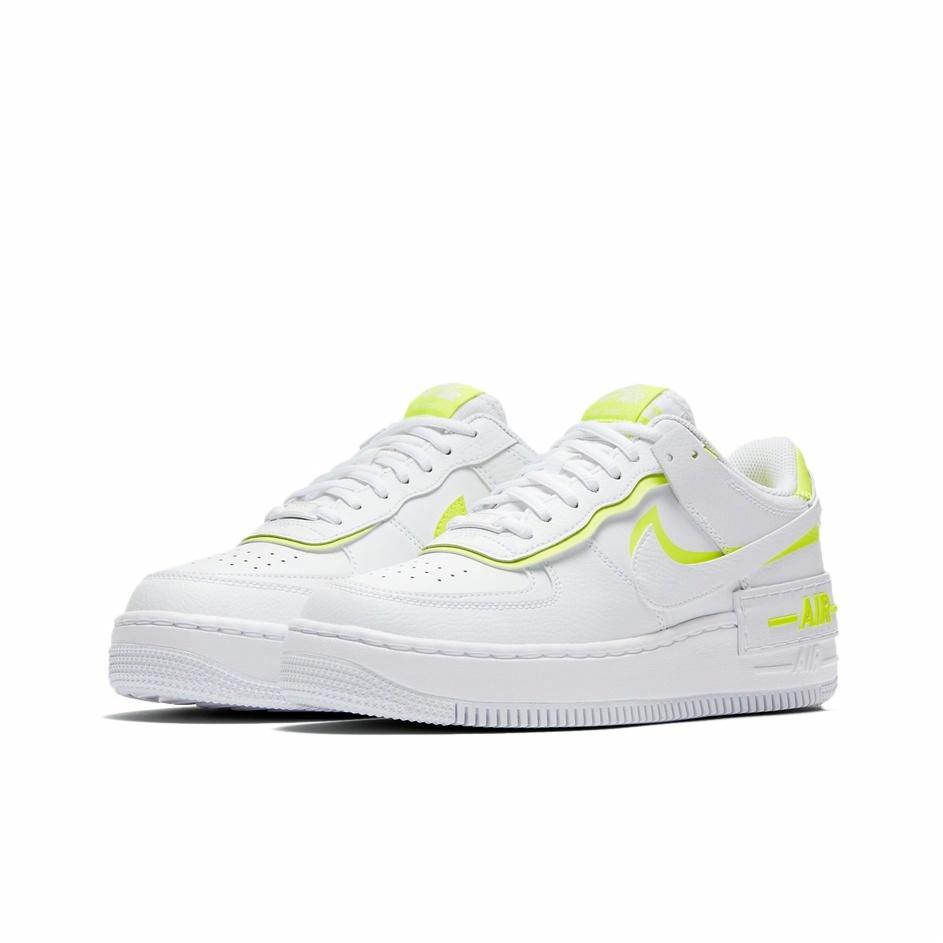 Nike Air Force 1 Low Shadow White Lemon - вид спереди