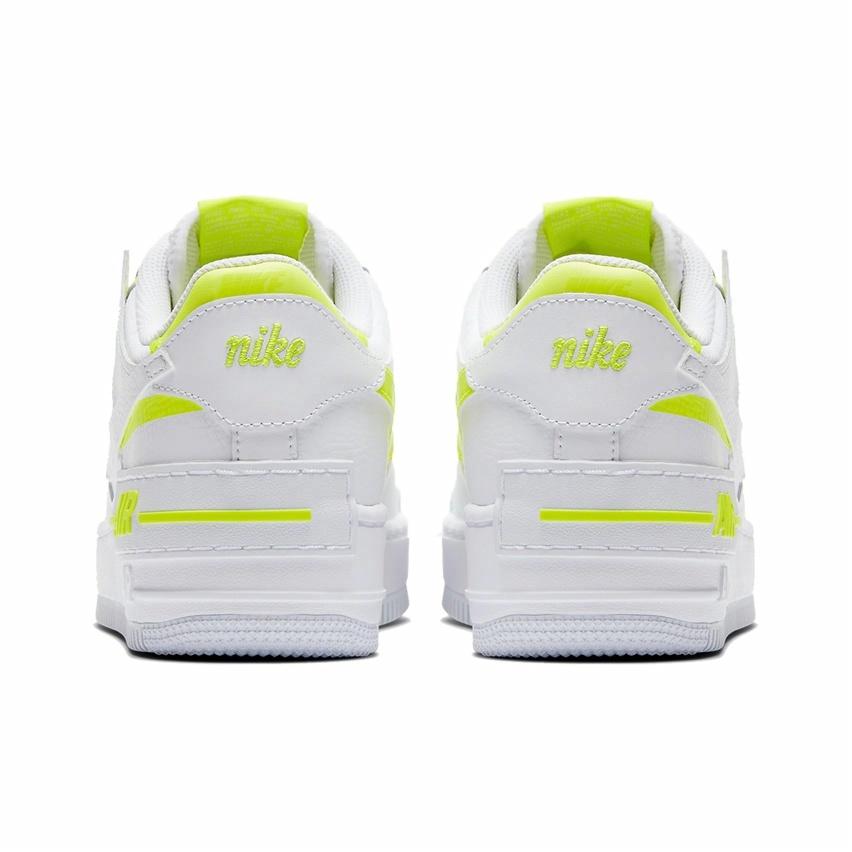 Nike Air Force 1 Low Shadow White Lemon - вид сзади