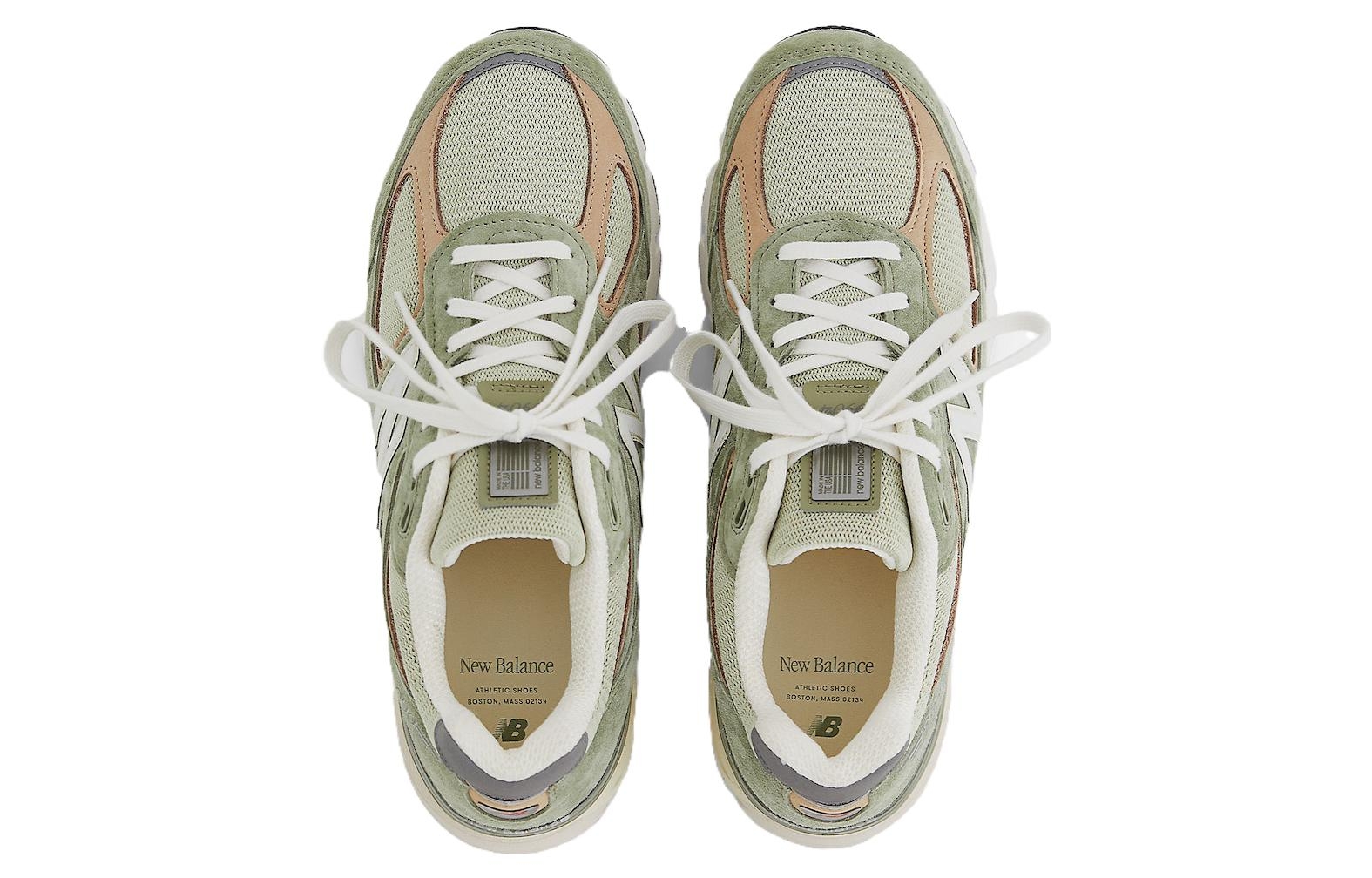 New Balance 990v4 MiUSA Teddy Santis Olive Incense (полнота: D) - front view