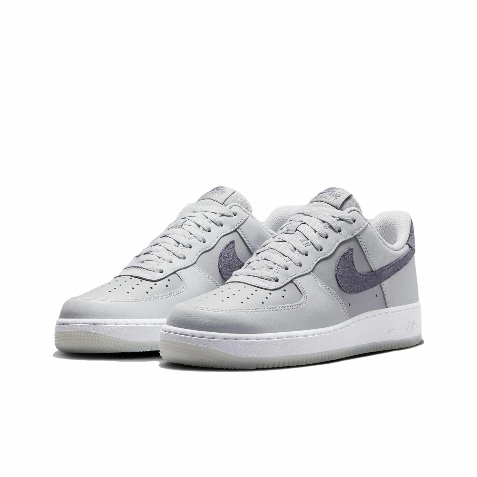 Nike Air Force 1 '07 LV8 'Pure Platinum Light Carbon' - front view