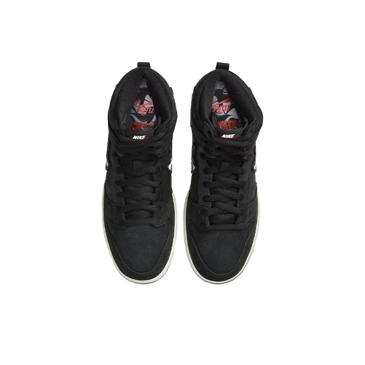 Nike Dunk SB Oski x SB "Black Shark" - rear view