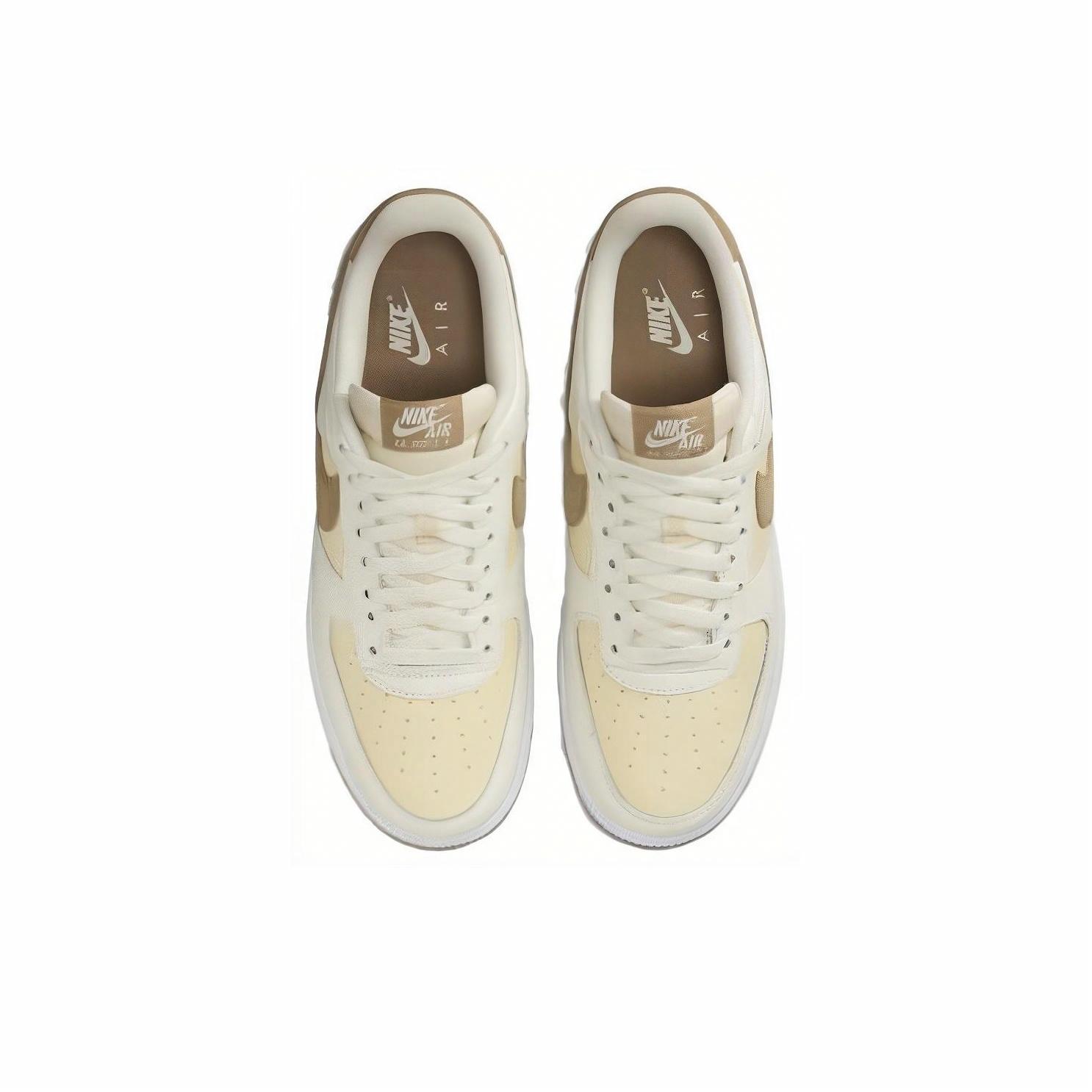 Nike Air Force 1 '07 LV8 Sail/Khaki/Coconut Milk/White - вид сзади