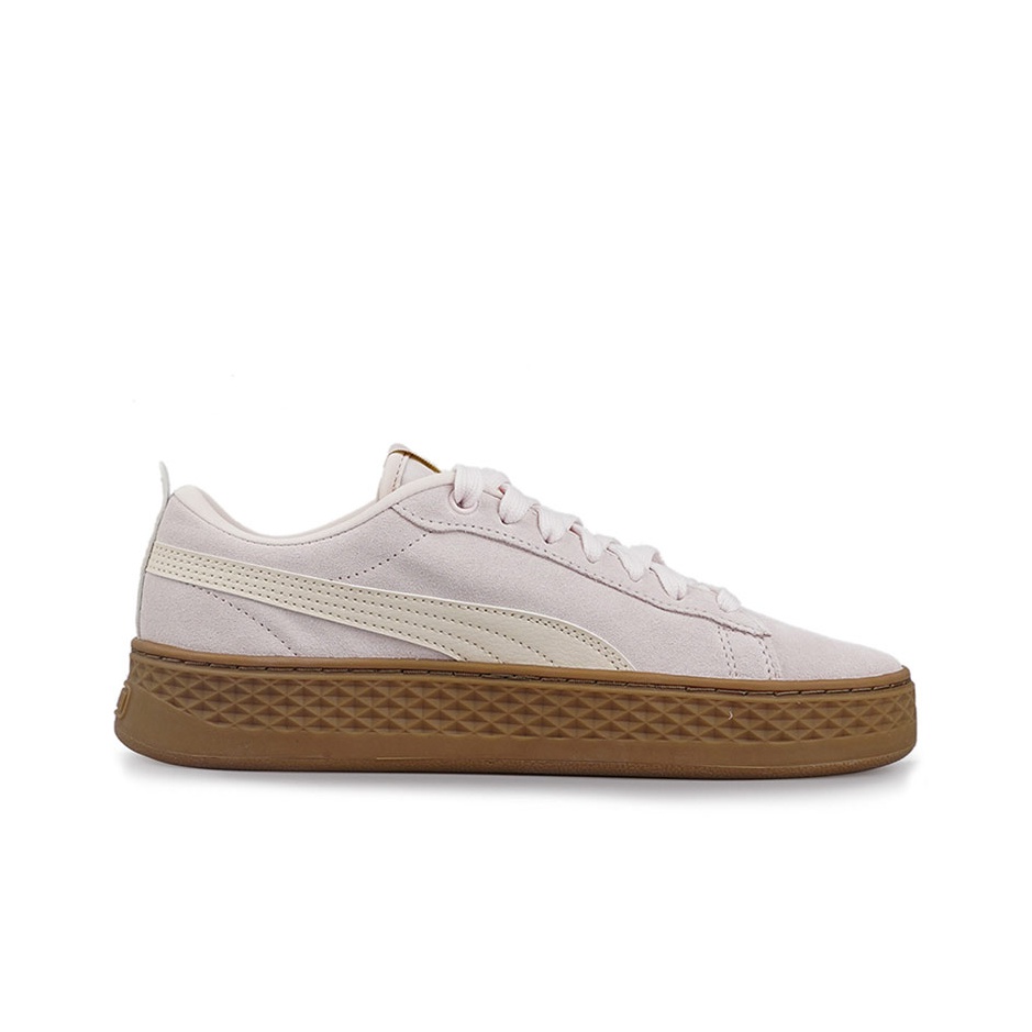 Puma Smash Platform Suede Rosewater Pink Tapioca Team-Gold - вид с внутренней стороны