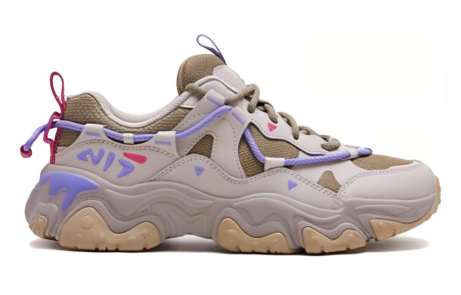 FILA FLUID 5 Cat Paw 5.0 Green Silver - вид с внутренней стороны