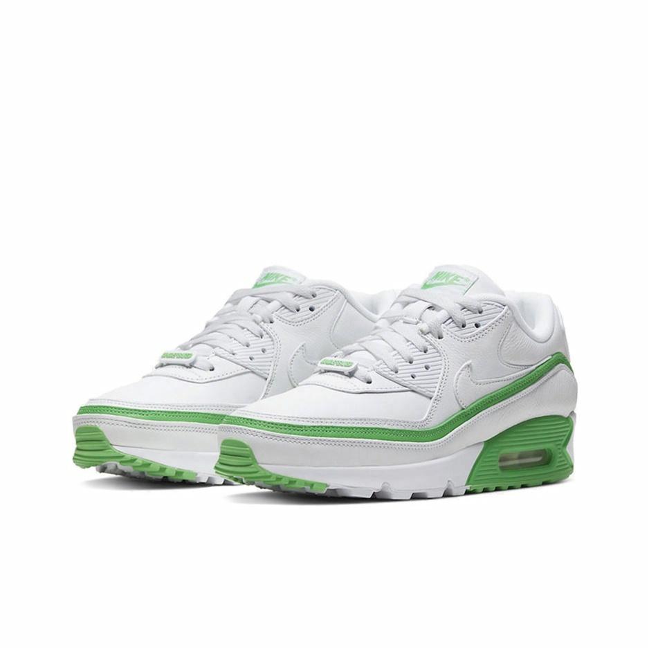 UNDEFEATED x Nike Air Max 90 'White Green Spark' - вид спереди