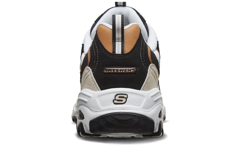 Skechers D'Lites 1.0 Black/Gold - вид сзади
