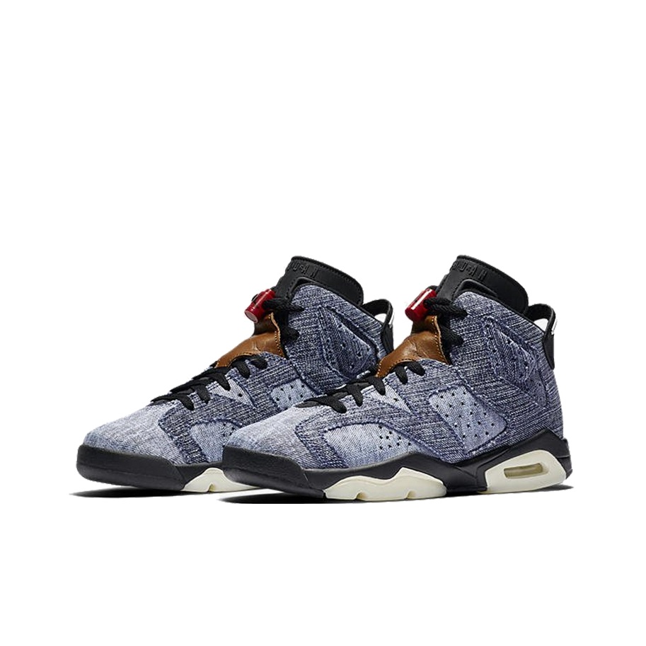 Jordan Air Jordan 6 Washed Denim - вид спереди