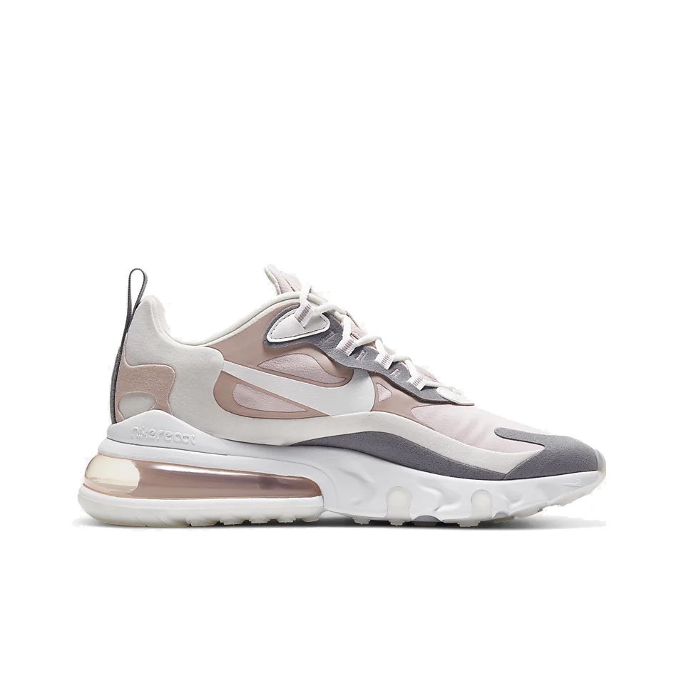 Nike Air Max 270 React Plum Chalk Stone Mauve - вид с внутренней стороны