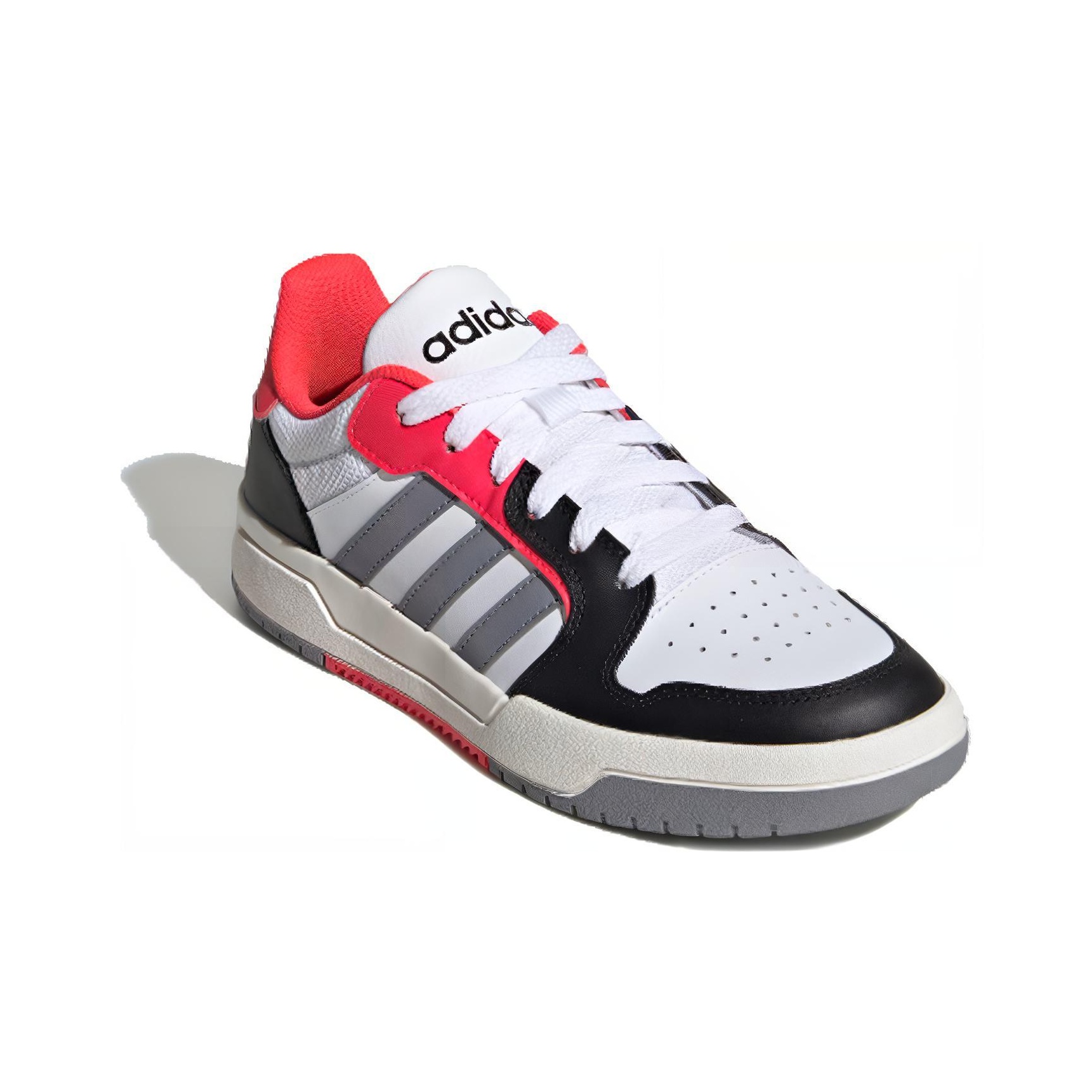 adidas neo Entrap White Shock Red - вид с внутренней стороны