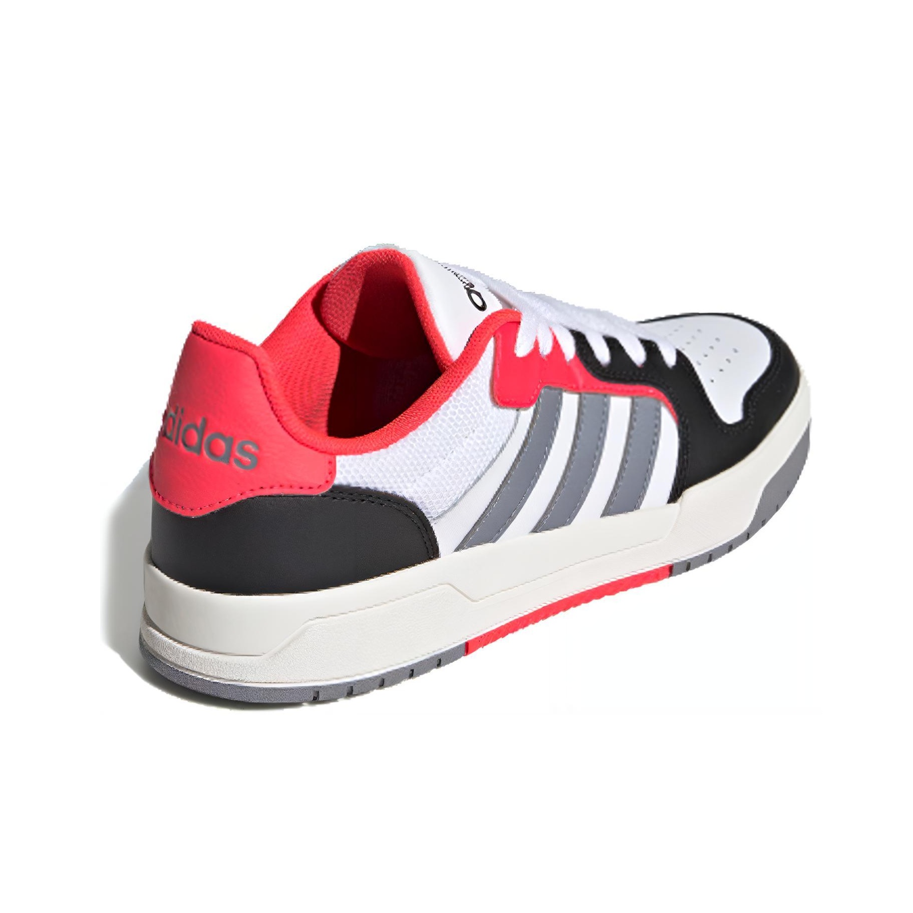 adidas neo Entrap White Shock Red - вид спереди