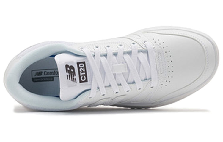 New Balance CT20 Triple White (полнота: D) - вид спереди