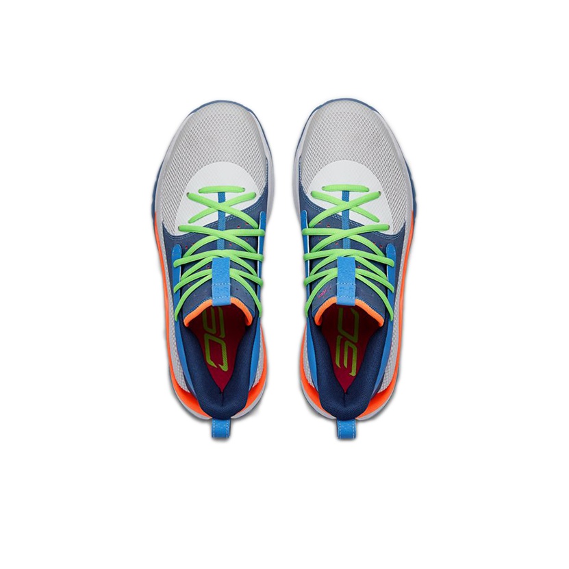 Under Armour Curry 7 Super Soaker Blue Water - вид сзади