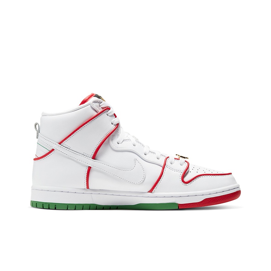 Paul Rodriguez x Nike Dunk SB PRM QS - вид с внутренней стороны