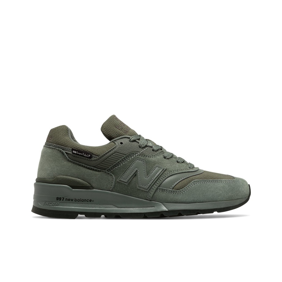 New Balance SuperFabric x 997 Made In USA 'Olive' (полнота: D) - вид с внутренней стороны