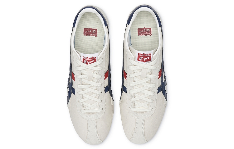 Onitsuka Tiger Runspark White Blue Red - rear view