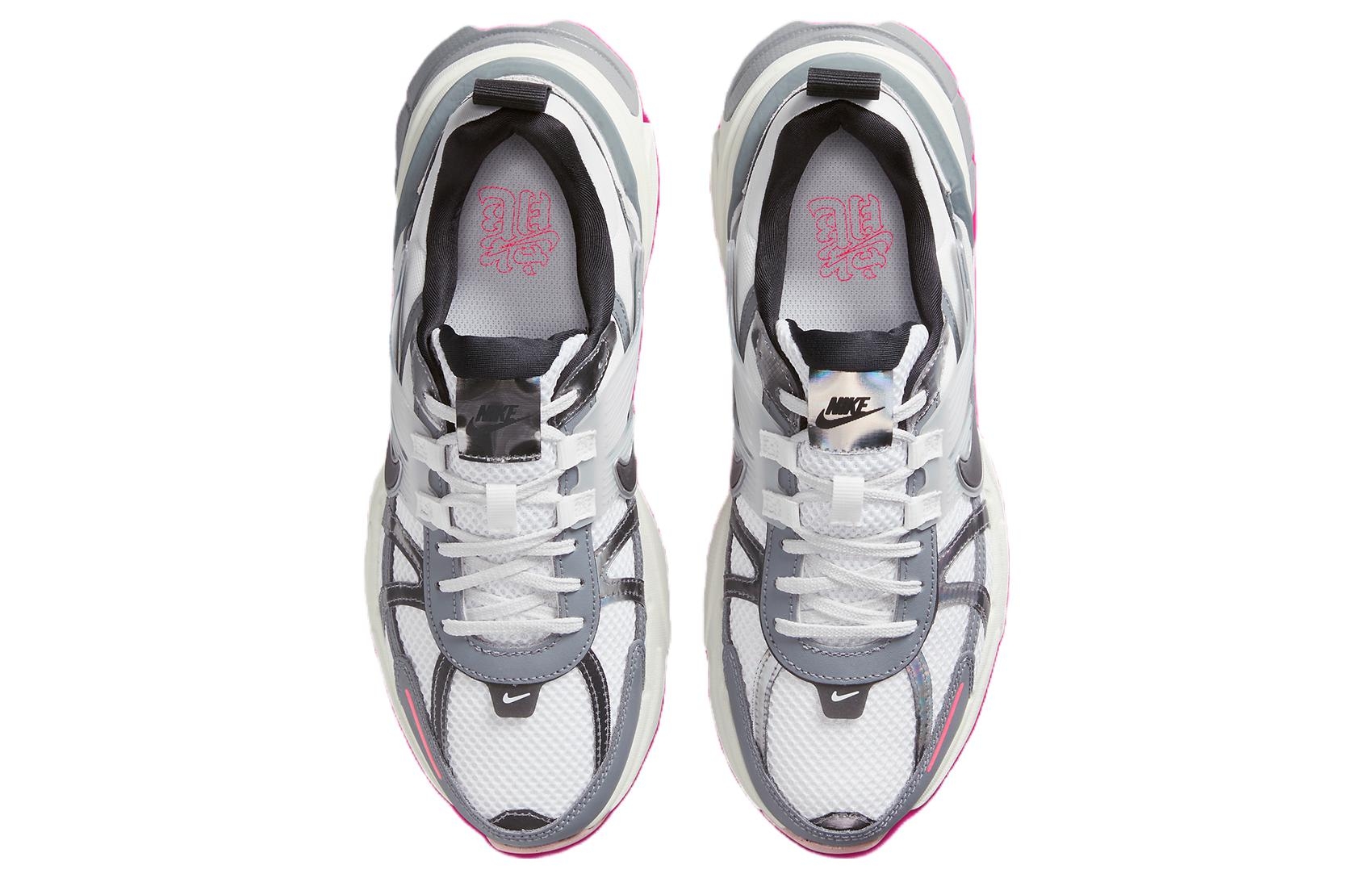 Nike V2K Run Grey Pink - вид спереди
