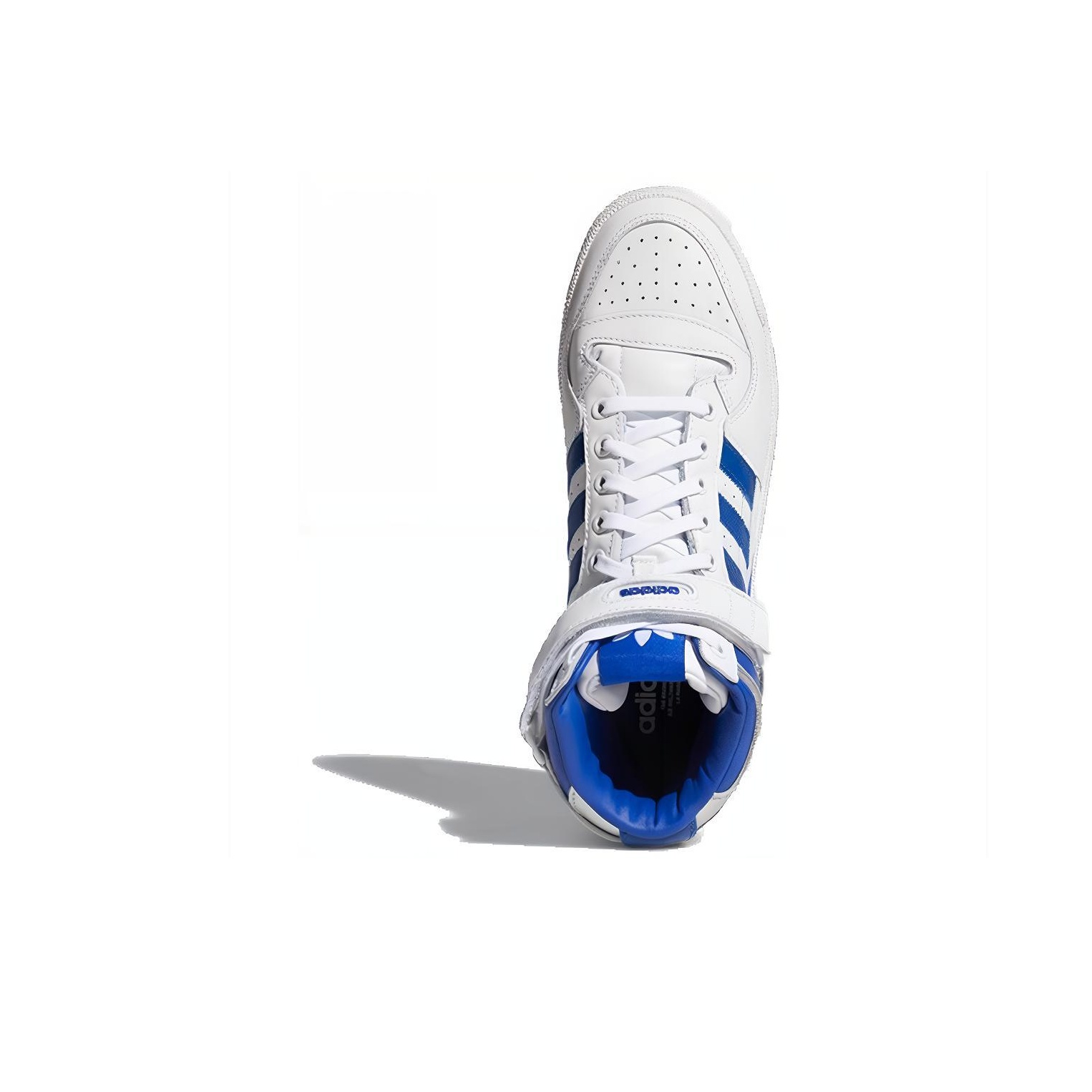 adidas originals FORUM Mid Refined White Navy - вид сзади