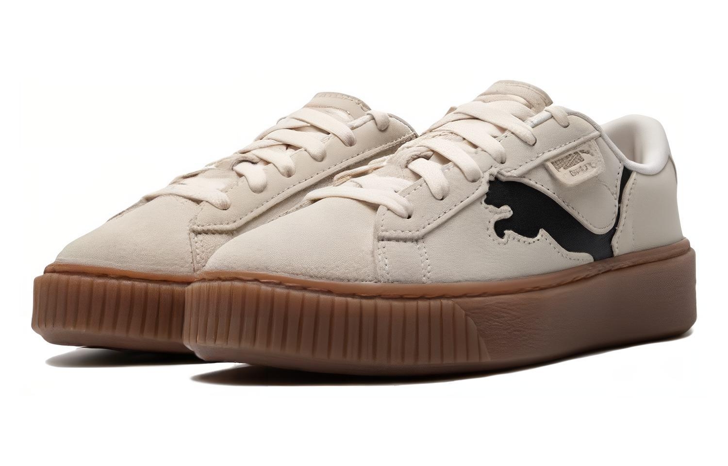 Puma Beige/Black - front view