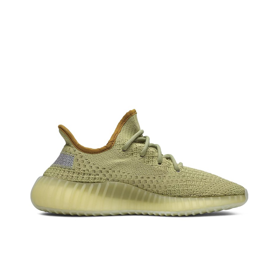 adidas originals Yeezy Boost 350 V2 "marsh" - view from the inside