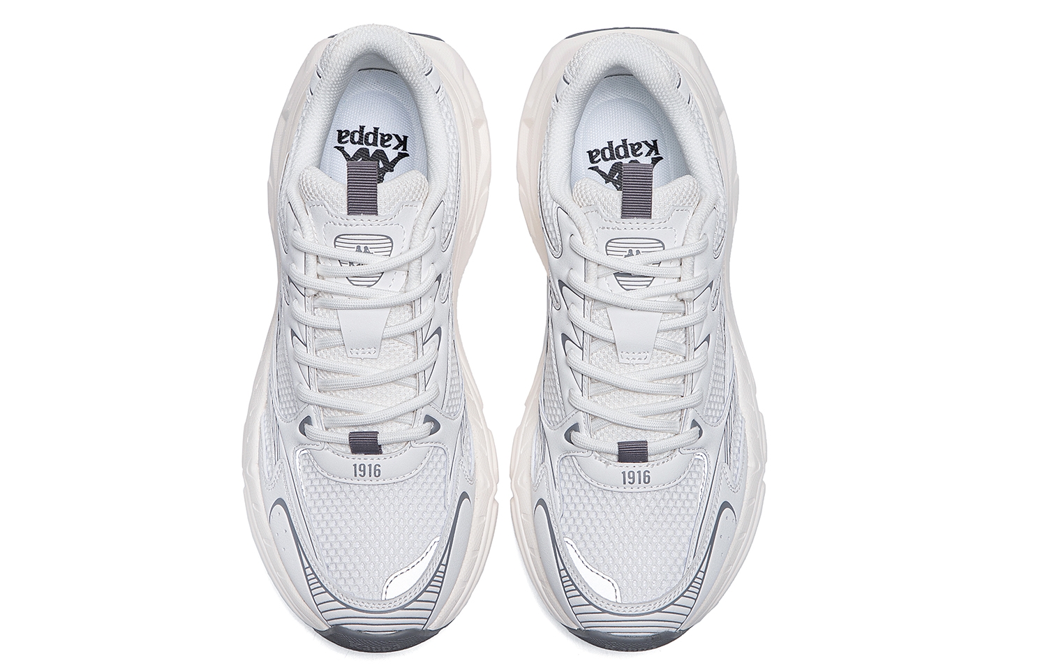 Kappa Hydrogen Track White Gray - вид 9