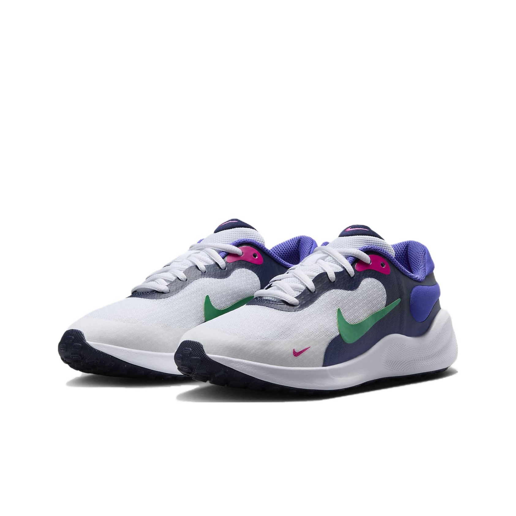 Nike Revolution 7 'White Persian Violet Navy' - sole