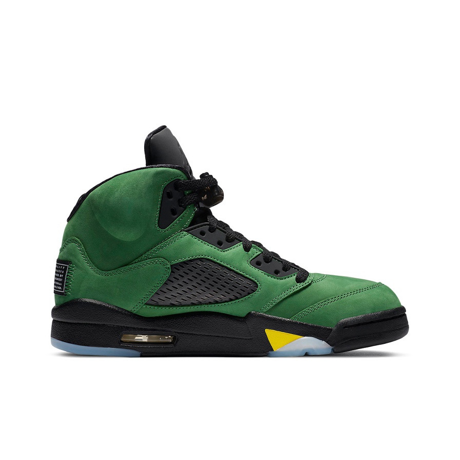 Jordan Air Jordan 5 se apple green - вид с внутренней стороны