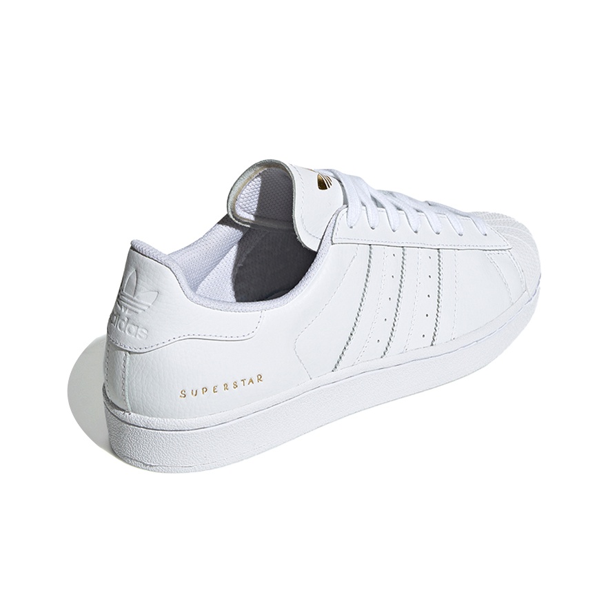 adidas originals Superstar Gold Metallic White Footwear-White - вид спереди