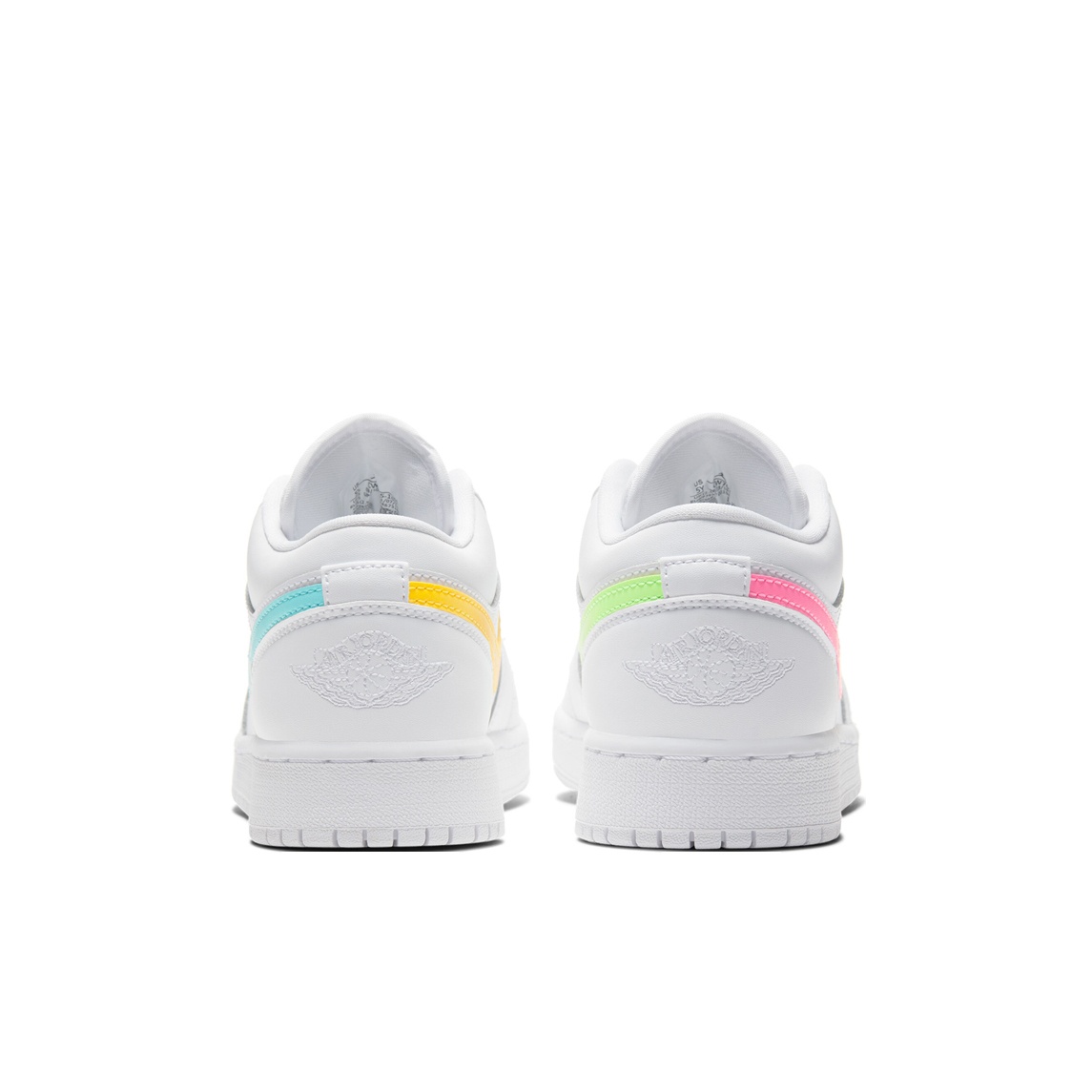 Jordan Air Jordan 1 Low GS "Multicolor Swoosh" - вид сзади