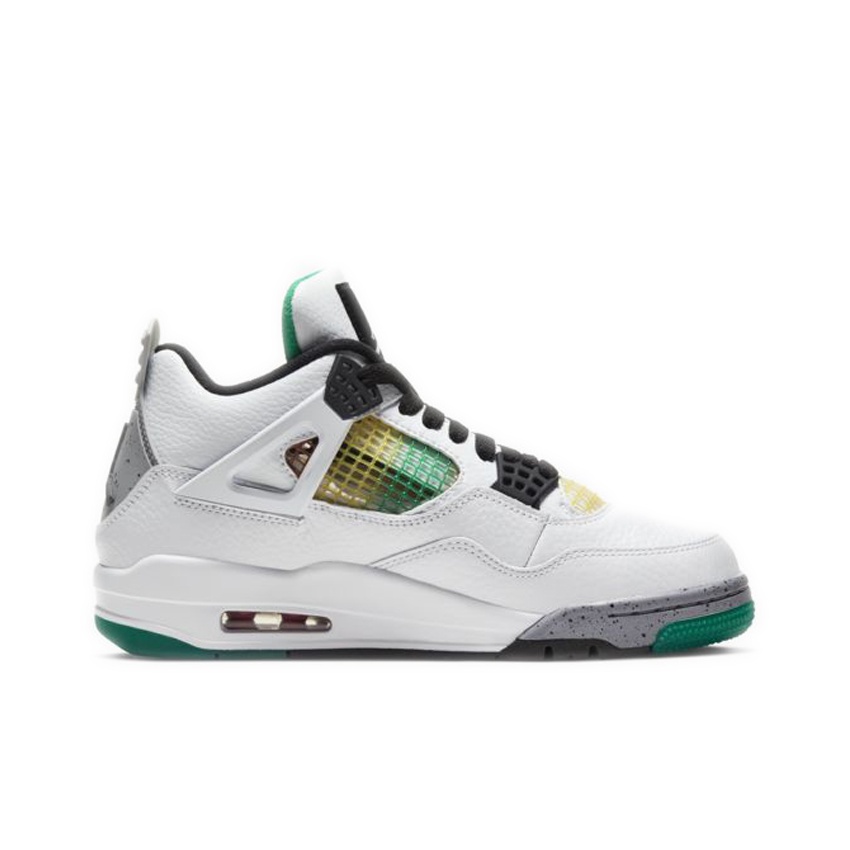 Jordan Air Jordan 4 retro lucid green - вид с внутренней стороны
