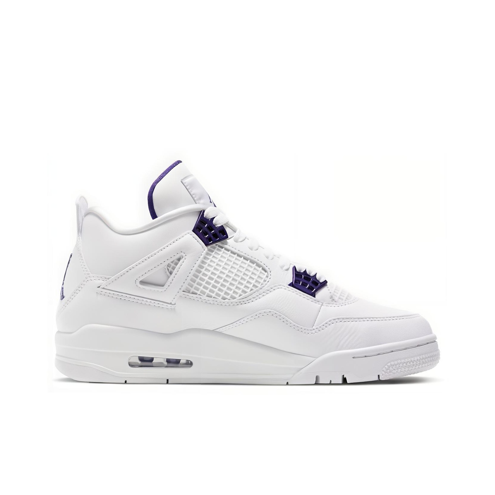 Jordan Air Jordan 4 retro purple metallic - вид с внутренней стороны
