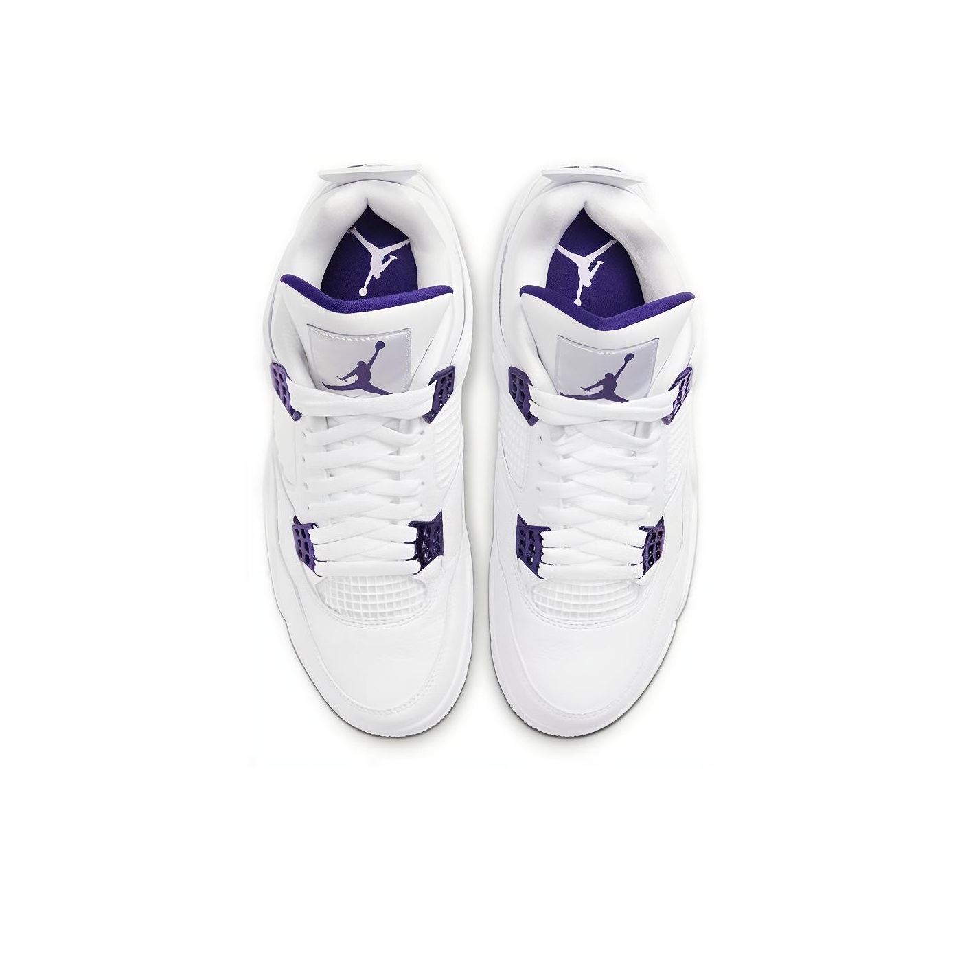 Jordan Air Jordan 4 retro purple metallic - вид сзади