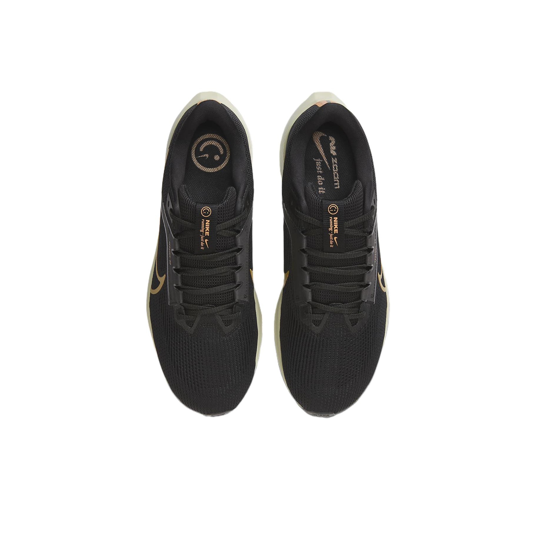 Nike Air Zoom Pegasus 40 Black Bronze Sea-Glass-Blue Amber-Brown - вид спереди