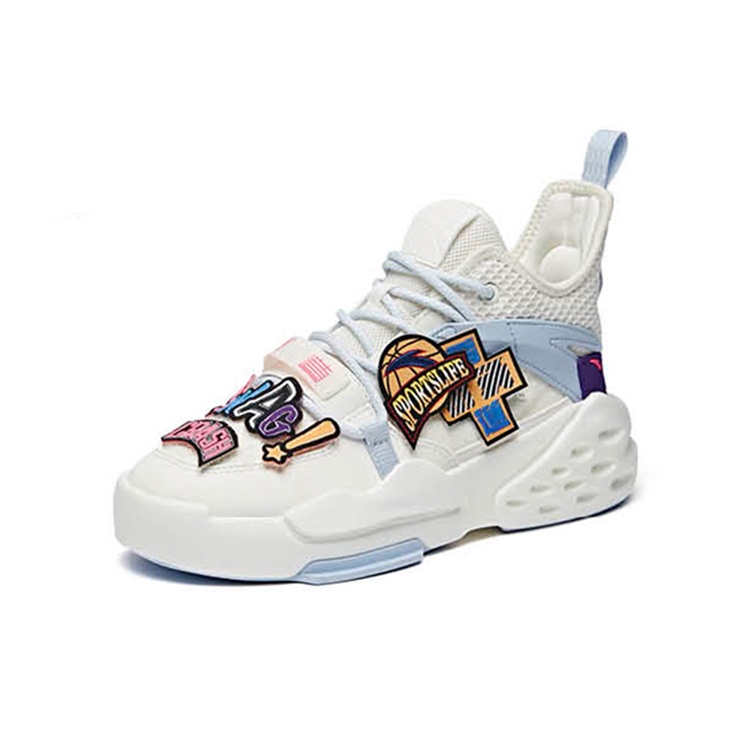 Anta Bastard Lifestyle Mid-top White/Royal Blue - вид спереди
