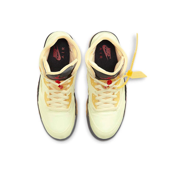 OFF-WHITE x Jordan Air Jordan 5 Retro SP "Sail" - вид сзади