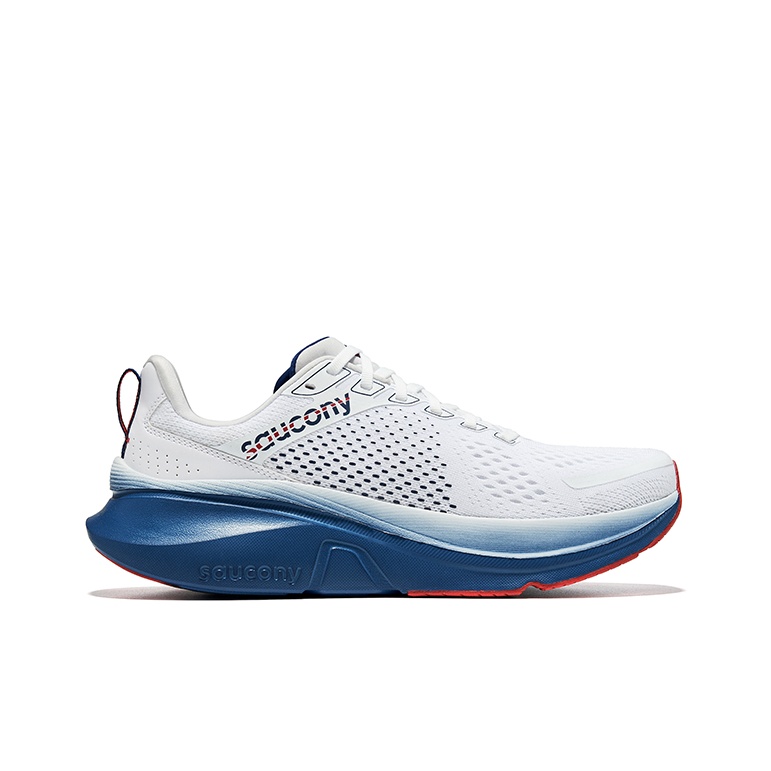 Saucony Guide 17 White/Navy - вид с внутренней стороны