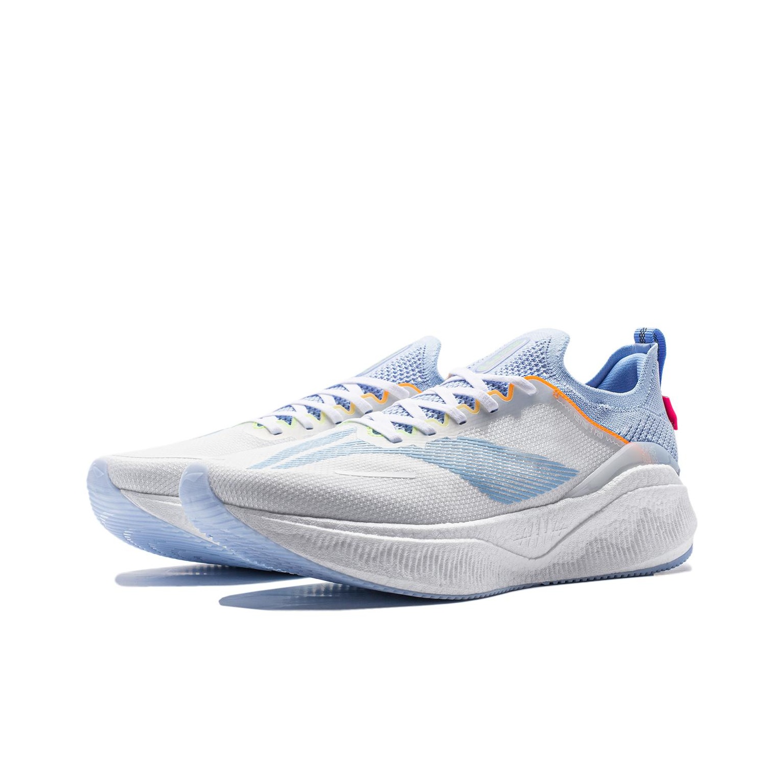 Li-Ning Yueying 3 Pro 'White Blue' - вид спереди